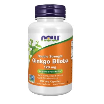 Гинко Билоба 120 мг x100 капсули, Now Foods