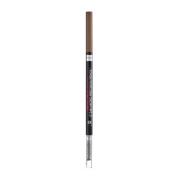 Loreal Paris  Infaillible Brows 48H Молив за вежди с четка за разресване, 3.0 Brunette