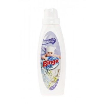 Bingo Soft Baby Sensitive Омекотител за бебешки дрехи  x1 литър