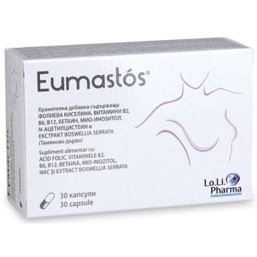 Eumastos При доброкачествени заболявания на гърдата х30 капсули Lo.Li. Pharma