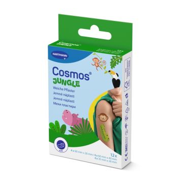 Hartmann Cosmos Jungle Детски пластири във формата на животни, в 3 размера х12 броя