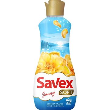 Savex Soft  Sunny Омекотител концентрат х1500 мл, 60 пранета