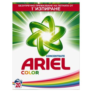 Ariel Color Прах за пране за цветни тъкани x1.3 кг, 20 пранета