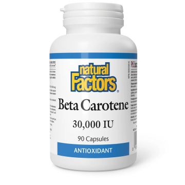 Бета каротин 30000 IU х90 капсули Natural Factors