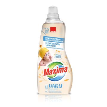 Sano Maxima Baby Oat Концентриран гел за пране x1,5 л, 60 пранета