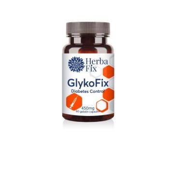 Glykofix За диабетици 450 мг х60 капсули Herbafix