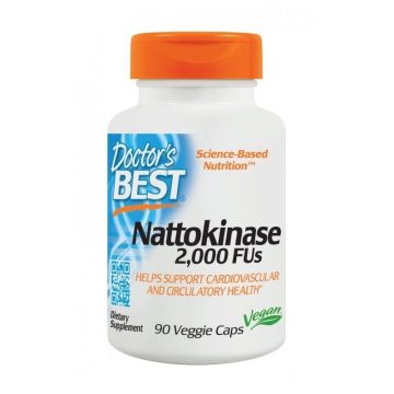 Натокиназа за сърдечно-съдова система 2000FU х90 веган капсули Doctor's Best
