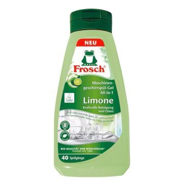 Frosch All-in-1 Lime Гел за съдомиялна машина х650 мл, 40 измивания