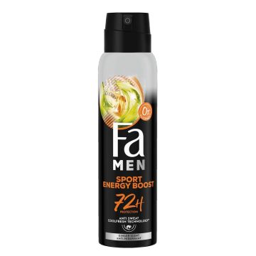 Fa Men Sport Energy Boost Део спрей против изпотяване за мъже х150 мл