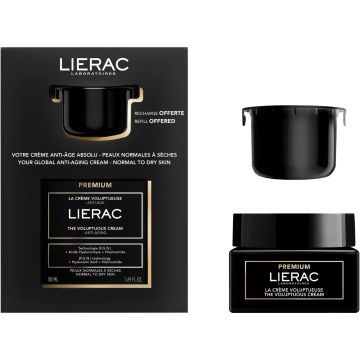 Lierac Premium Комплект Богат крем против бръчки за нормална до суха кожа и рефил