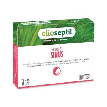 Капсули за изчистване на синусите x15 броя, Olioseptil