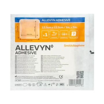 Allevyn Adhesive Самозалепваща полиуретанова превръзка 12.5 см / 12.5 см х1 брой