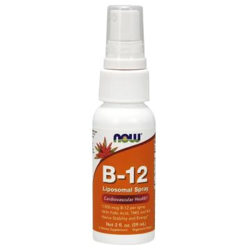 Витамин B12 Липозомен спрей х59 мл Now Foods
