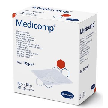 Hartmann Medicomp Стерилна марля 10х10см 25х2 броя