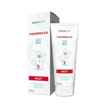 Cannaderm Thermolka AKUT Загряваща масажна емулсия за мускули, гръб и стави х125 мл