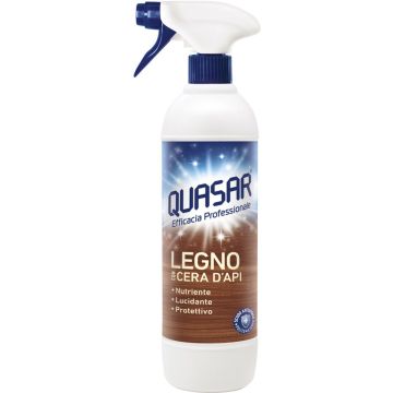 Quasar Legno Спрей  за почистване на дърво и ламинирани повърхности х580 мл
