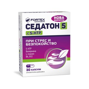 Седатон 5 х30 капсули Fortex