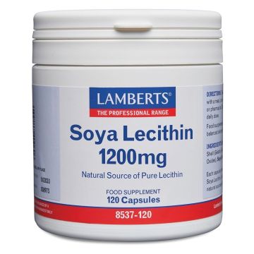 Соев лецитин 1200 mg x120 капсули Lamberts