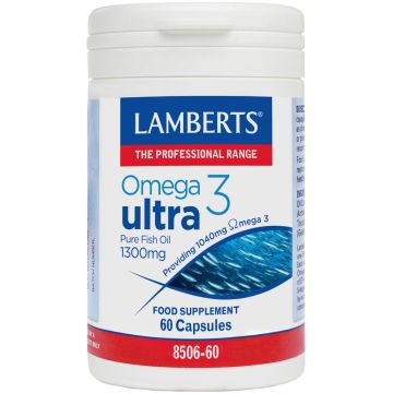 Omega 3 Ultra Концентрирано рибено масло 1300mg х60 капсули Lamberts