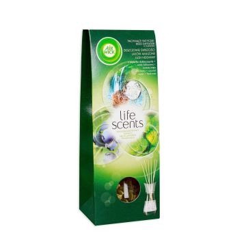 Air Wick Life Scents Ароматизатор ратанови пръчици Чувствено бягство x30 мл