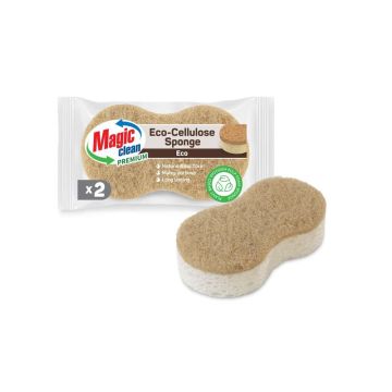 Magic Clean Premium Eco Домакинска гъба за универсално почистване x2 броя