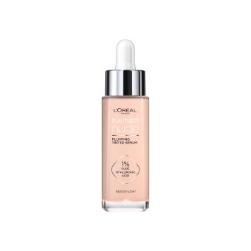 Loreal Paris True Match Nude Plumping Тониращ серум за лице с хиалуронова киселина x30 мл, 1-2 Rosy Light