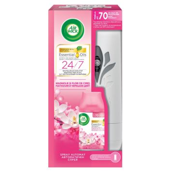 Air Wick Freshmatic Auto Spray Magnolia & Cherry Blossom Автоматичен ароматизатор спрей