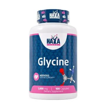 Глицин 1000 mg х100 капсули Haya Labs