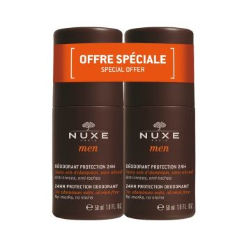 Nuxe Men Промо комплект Дезодорант рол-он за мъже против изпотяване 2x50 мл