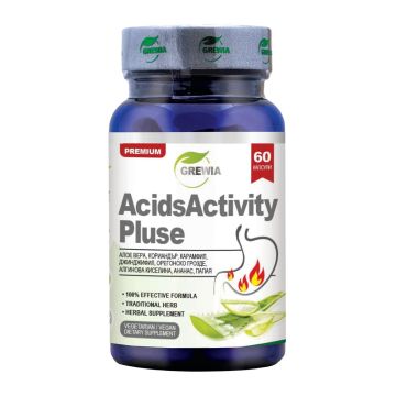 AcidsActivity Plus за храносмилателната система х60 веган капсули Grewia