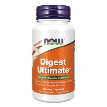 Digest Ultimate Пълен спектър ензими х60 капсули Now Foods