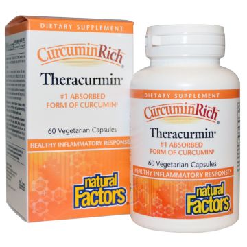 CurcuminRich Theracurmin Екстракт от куркума x60 капсули - Natural Factors