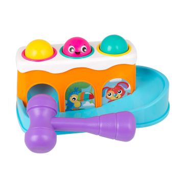 Playgro Активна играчка Рампа с топки и чук, за деца над 12 месеца- 0728