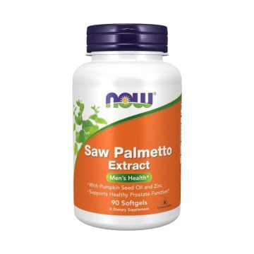 Сау Палмето, екстракт 80 mg х90 дражета Now Foods