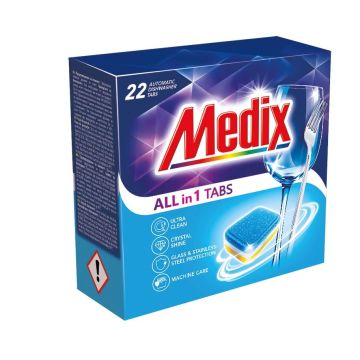 Medix All in 1 Таблетки за съдомиялна машина x22 броя