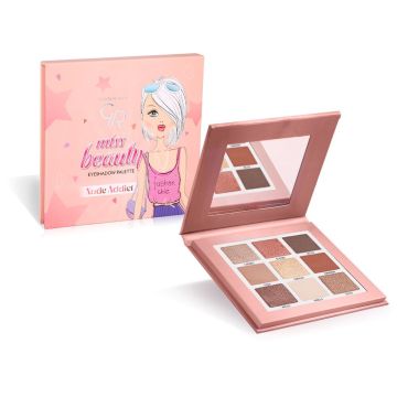 Golden Rose Miss Beauty Палитра сенки за очи Nude Addict x9 цвята