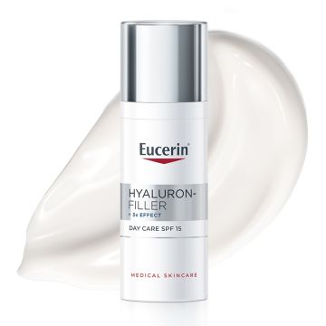 Eucerin Hyaluron-Filler Дневен крем за лице за нормална и смесена кожа SPF15 x50 мл