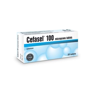 Цефасел 100мкг х20 таблетки Cefak