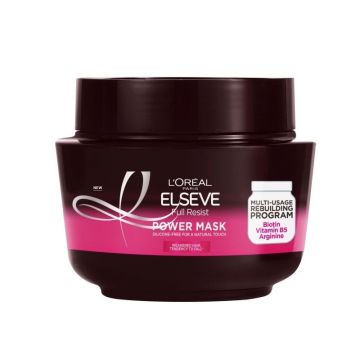Loreal Paris Elseve Full Resist Подсилваща маска за слаба и склонна към накъсване коса x300 мл