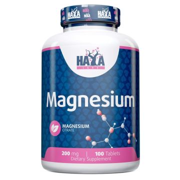 Магнезиев цитрат 200 мг х100 таблетки Haya Labs