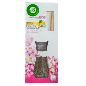 Air Wick Reed Diffuser Magnolia & Cherry blossom Ароматизатор ратанови пръчици x25 мл