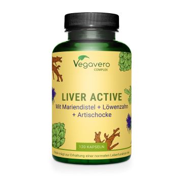 Liver Active Complex Билкова смес за черния дроб x120 капсули, Vegavero