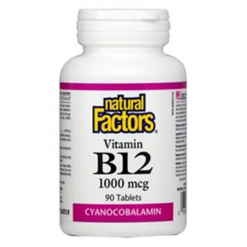 Витамин В12 1000мкг х90 таблетки Natural Factors