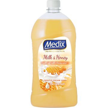 Medix Milk&Honey Течен сапун за ръце с мед и мляко - пълнител х800 мл