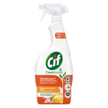 Cif Cleanboost Спрей за отстраняване на мазни петна x750 мл