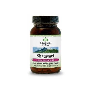Shatavari При хормонален дисбаланс при жените 400 мг х90 v-капсули Organic India