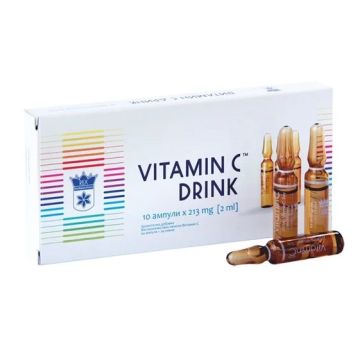 Витамин C дринк 213mg х10 ампули Rex Pharmaceuticals