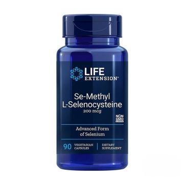 Se-Methyl L-Selenocysteine Селен 200 mcg x90 капсули Life Extension