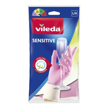 Vileda Sensitive Домакински ръкавици x1 чифт, размер L