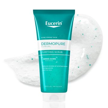Eucerin Dermopure Clinical Ексфолиращ гел за лице за кожа склонна към акне x100 мл